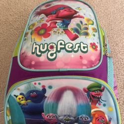 Trolls Sleeping Bag With Bookbag