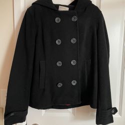 Aeropostale Black & Pink Jacket - Size XL