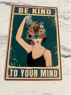 Metal sign