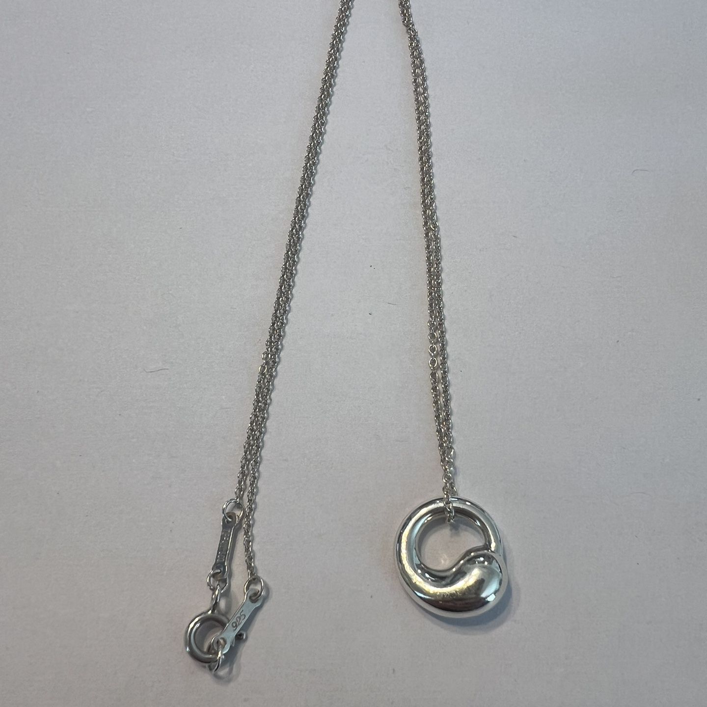Authentic Tiffany And Co Eternal Circle Necklace