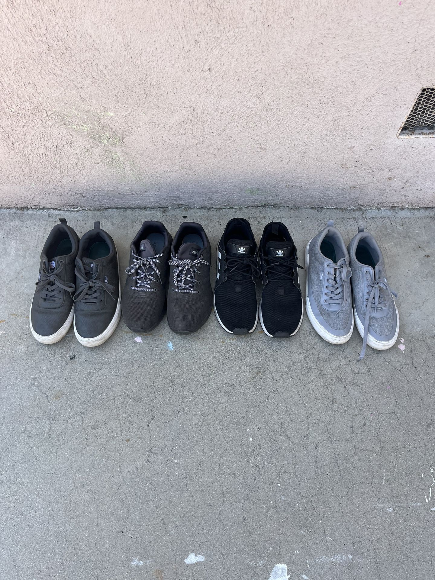 Used Adidas And Bass Shoes For Men