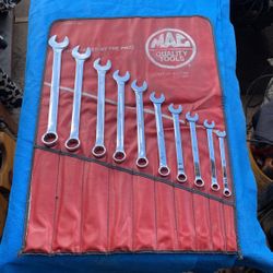 MAC  TOOLS  10 PC LONG WRENCH SET   12  PT