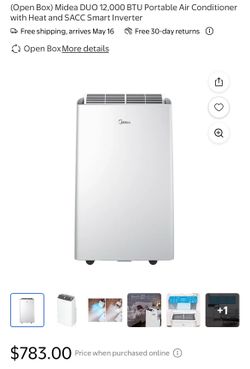 Portable AC and heater with remote