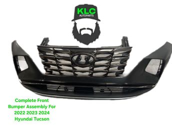 Complete Front Bumper Assembly For 2022 2023 2024 Hyundai Tucson