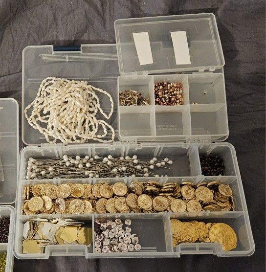 Costume Beads And Findings.