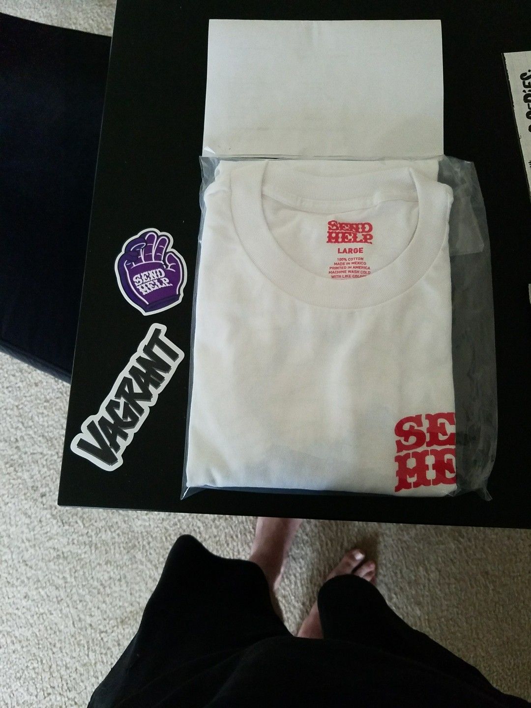 Nike Sb Send Help White Widow T-shirt Large