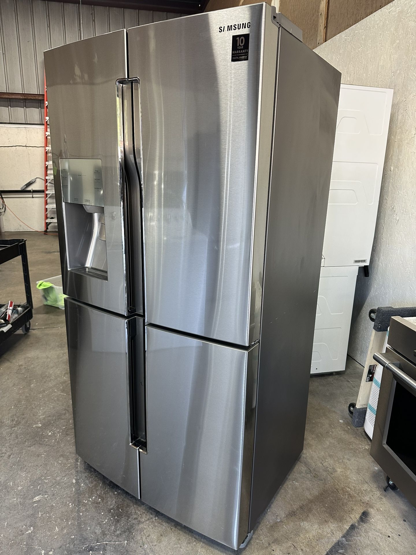 FlexZone™ 23 cu. ft. Counter Depth 4-Door Flex Refrigerator water ice can deliver Retail price $3599