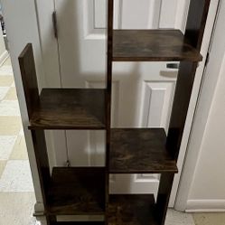 Bookshelf - Bookcase with Drawer Floor Standing, 55" Storage Shelf (send best offer)