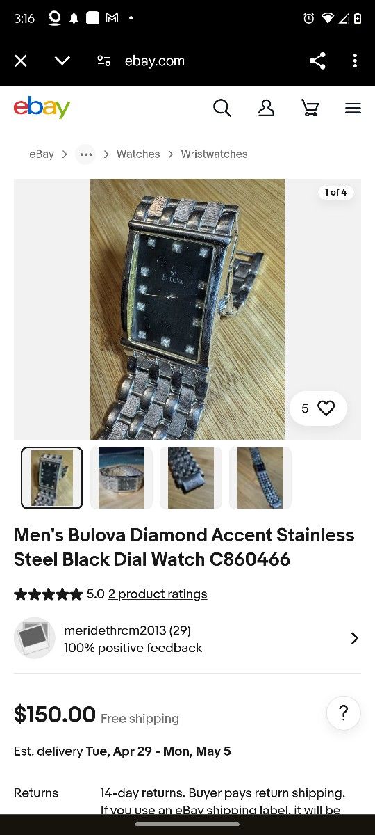 Bulova Watch