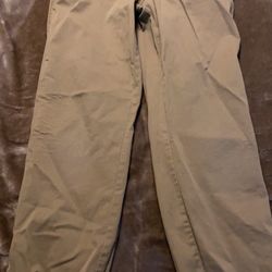 Boys Khaki Joggers Size 14