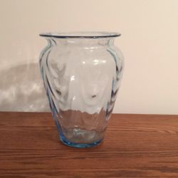 Antique Blue Glass Vase