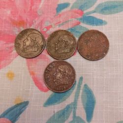 MONEDAS DE UN PESO TRES DEL 71 Y UNA DEL 72 