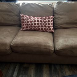 Pullout Sleeper Sofa With Down Pillows