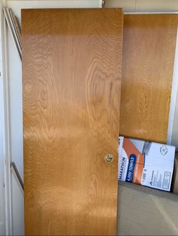 Two 28" X77" Sliding Closet Doors