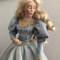 Sleeping Beauty Porcelain Doll In Perfect Shape