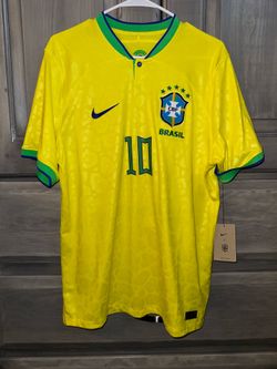 Brazil 2022 Home Jersey / Neymar Jr / Size L