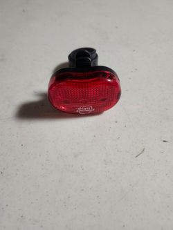 Rear bicycle safety light