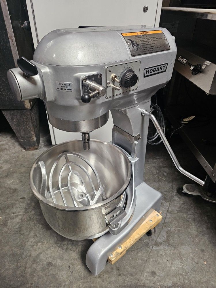 Hobart A-200T 20 qt Mixer New Stainless Bowl, New Hook, New beater, New Timer