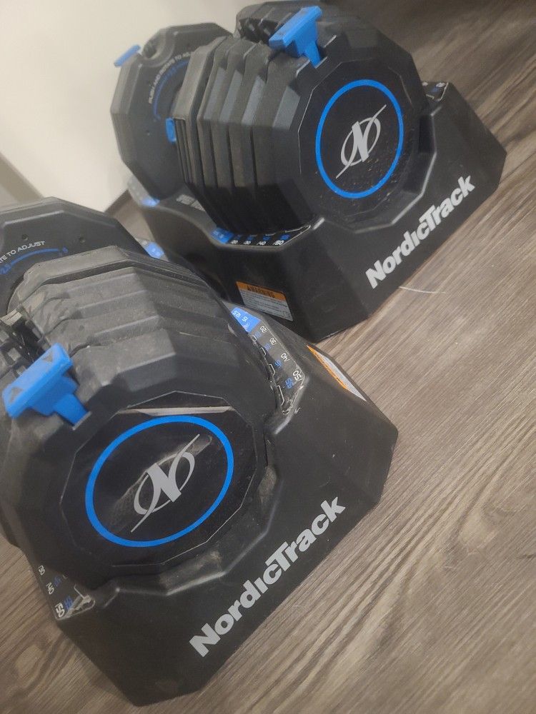 NordicTrack 55lb Adjustable Weight Set