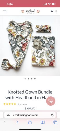 Milkmaid Goods Maternity Robe And Newborn Gown