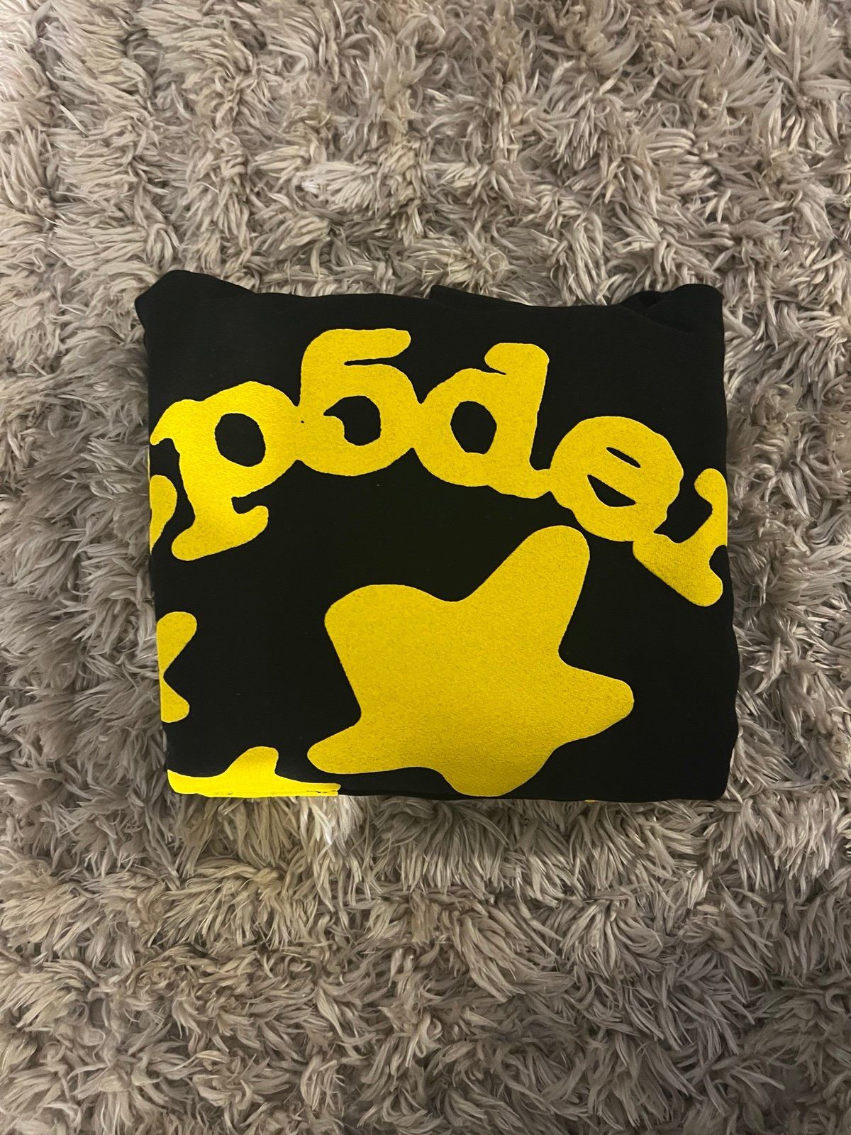 Sp5der Beluga Hoodie Onyx/Yellow