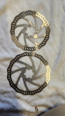 2 Brake Rotors Disc 180 And 160 