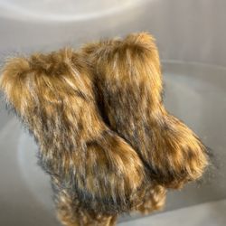 Vegan Fur Custom Boots  Sizes 5-11.5 (message Your True Size To Order. )