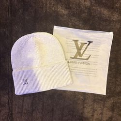 Lv Cream Beanie