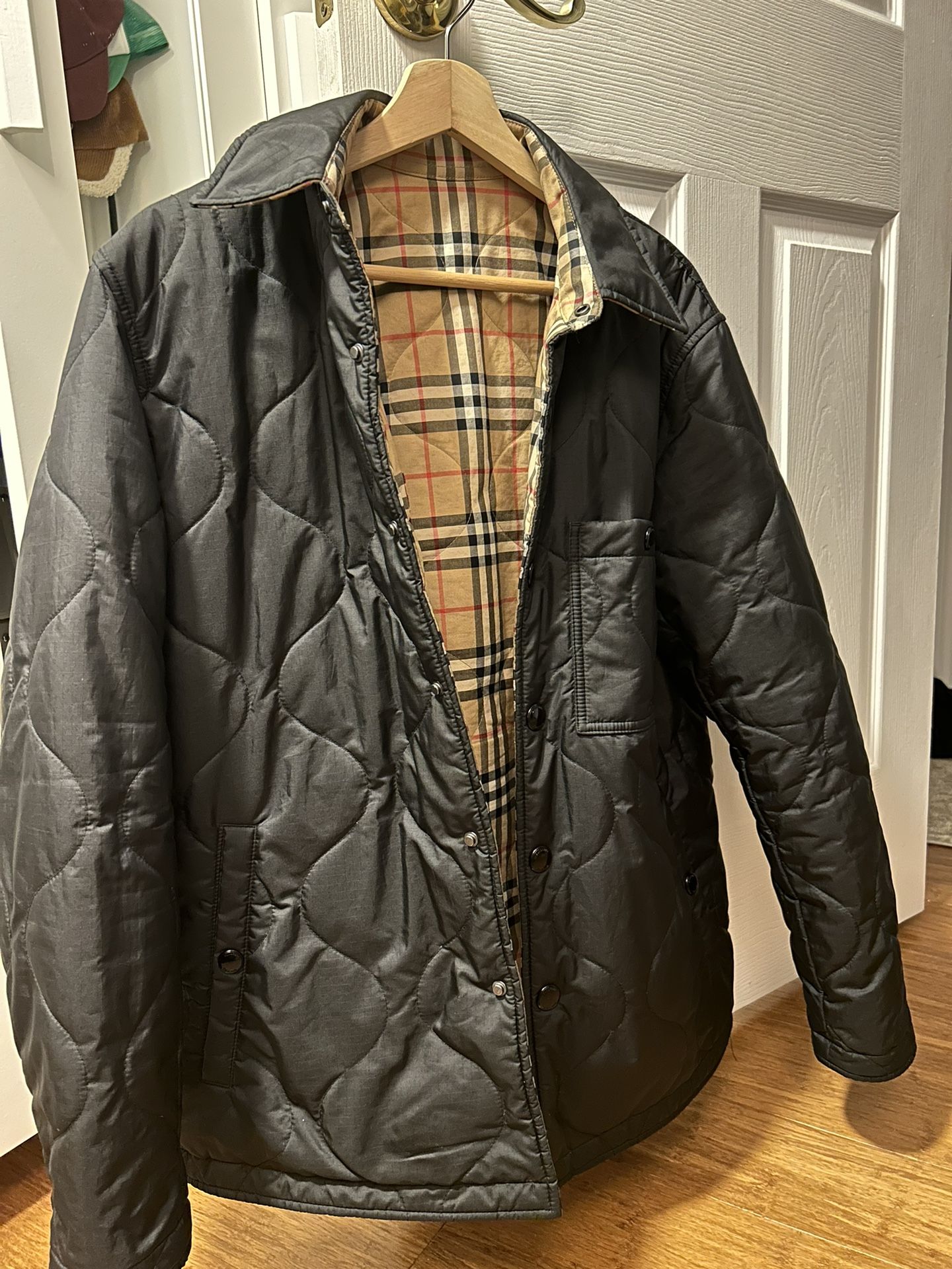 Reversible Burberry Quilted Jacket