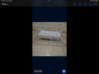 Crib and toddler bed