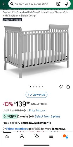 Violet/piper 4in1 convertible mini crib