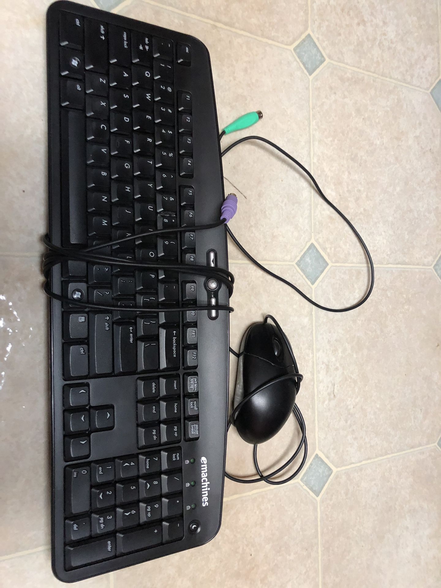 Emachines keyboard and two mouses