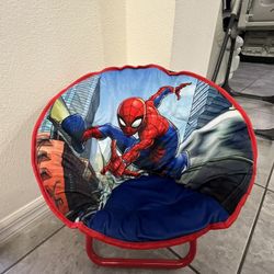New Foldable Kids Marvel Spiderman Mini Saucer Chair, Available in Multiple Characters,18 inches.