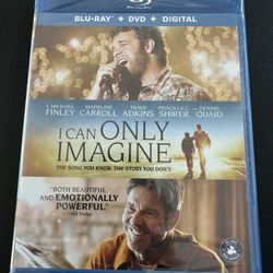 I Can Only Imagine Blu-ray + DVD + Digital - BRAND NEW SEALED