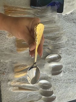 stainles steel silverware set