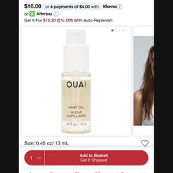 NEW  OUAI Hair Oil