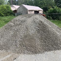 driveway gravel / crushed rock / 12 yds 5/8” minus