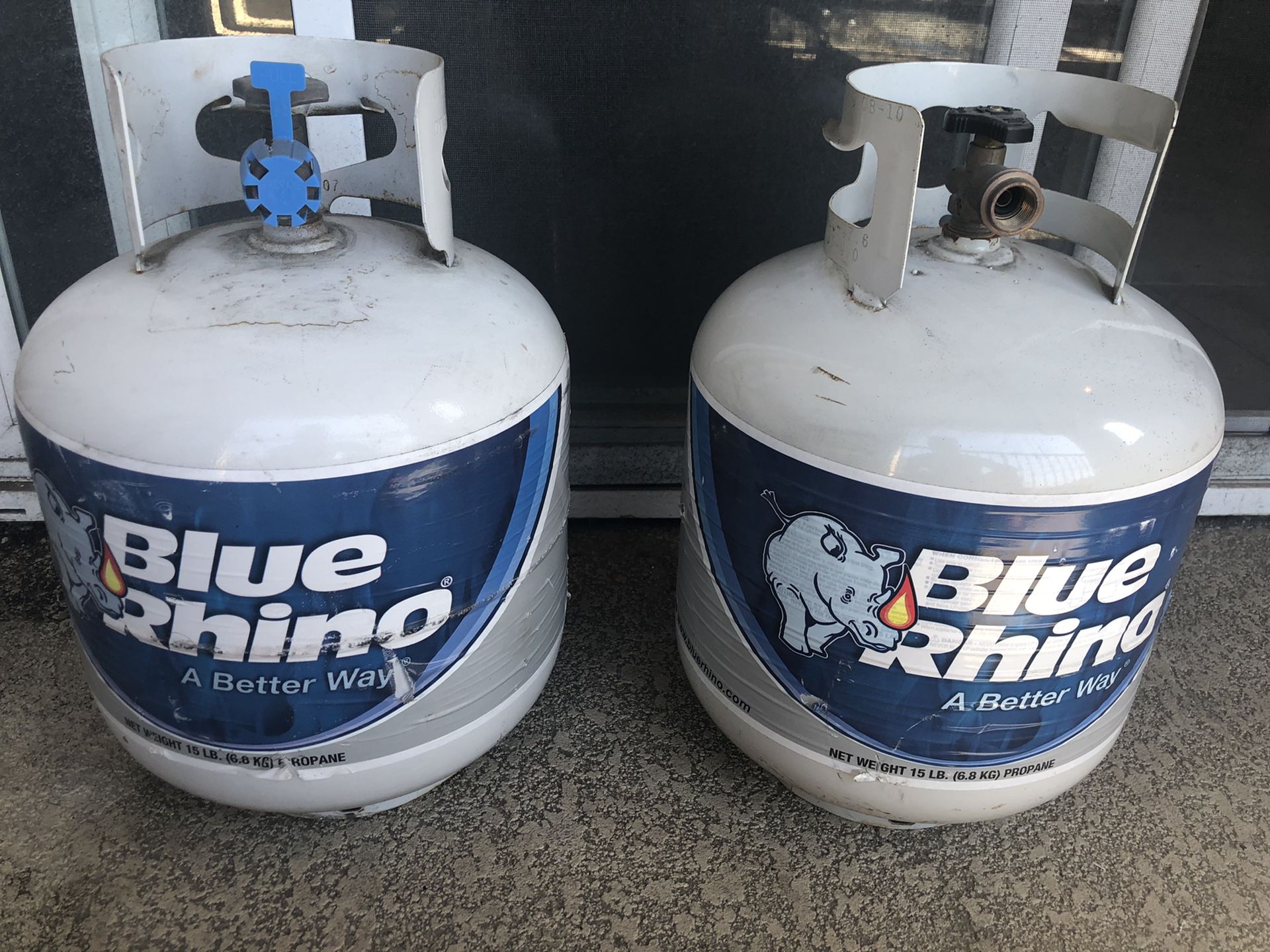 Two propane. 40 for BOTH must take both. Price is FIRM