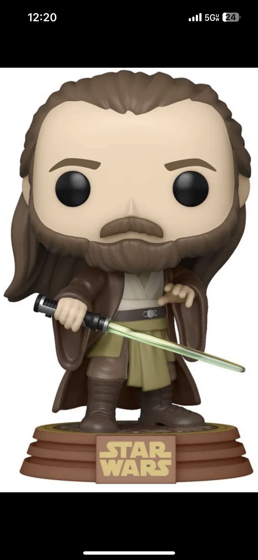 Funko Pop Star Wars Across The Galaxy QUI-GON JINN Tatooine 422 AMAZON EXCLUSIVE