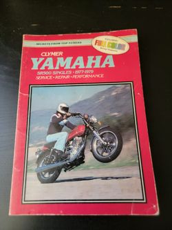 Vintage Yamaha Sr500 Sr 500 Service Manual 77'-79' Clymer M407