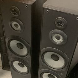 Pair Of Sony SS-F7000P Floor Standing 3-Way Tower Speakers