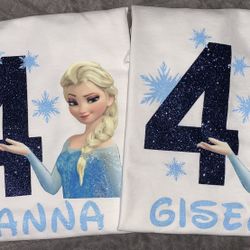 Frozen Birthday T-shirt’s