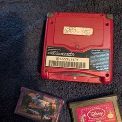 Game boy advanced Sp With games