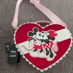 Minnie And Mickey Vday Purse Loungefly