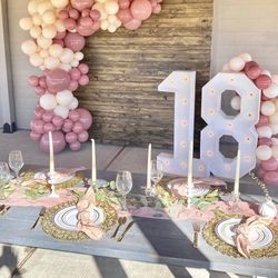 Balloons/marquee Numbers Available 