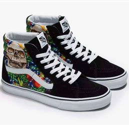 Vans SK8-Hi Skull Floral High-Top Sneakers