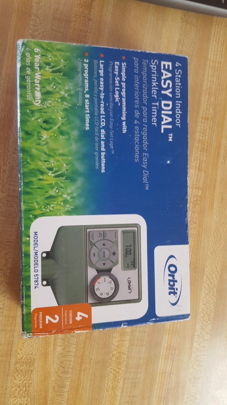 Orbit 4 station Irrigation Timer open box