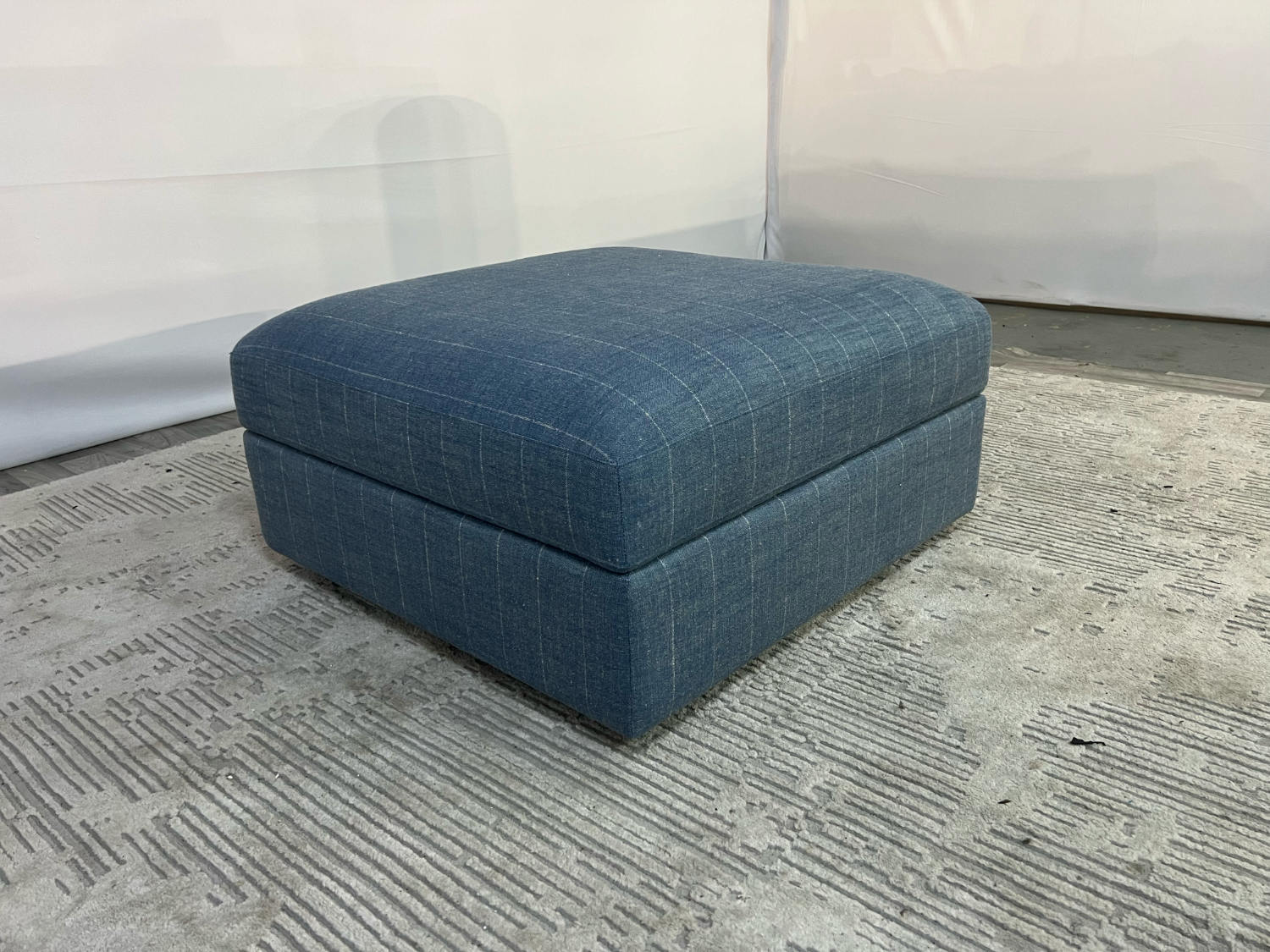 ( Delivery Available ) Interior Define Tatum Storage Ottoman