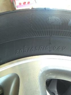 205/65R15 tires look.at pictures all for obo