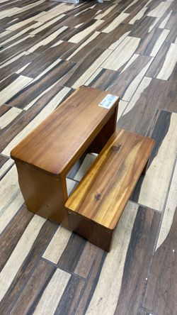 Wooden Two-Step Step Stool